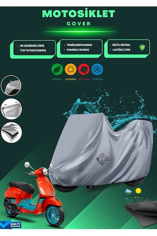 Motosiklet Brandası 4 Mevsim Milflon Suya Ve Rüzgara Dayanıklı Premium Kalite Motor Branda Xl Beden