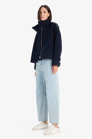 Defacto Regular Fit Kaşe Düğmeli Kısa Kaban E8661ax25aunv250 Lacivert