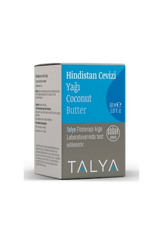 Talya Soğuk Sıkım %100 Saf ve Doğal Katı Hindistan Cevizi Yağı 150 ML