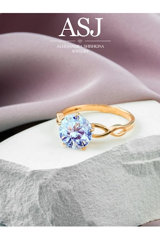 Asj Altın Bayan Yüzük 925 Gümüş 197601225 Pembe