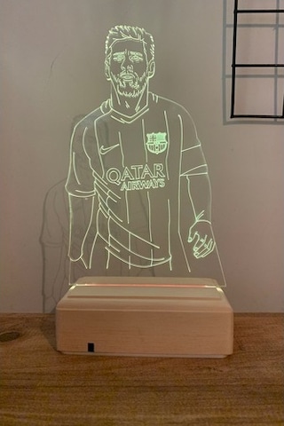 Lionel Messi 16 Renk Gece Lambası