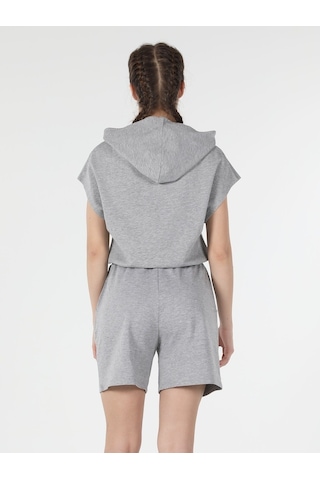 Colin's Regular Fit Kapüşonlu Gri Kadın Sweatshirt CL1058176_Q1.V2_MGA