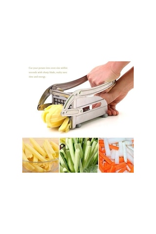 Kaymaz Patates Dilimleyici Kesme Patates Ekru