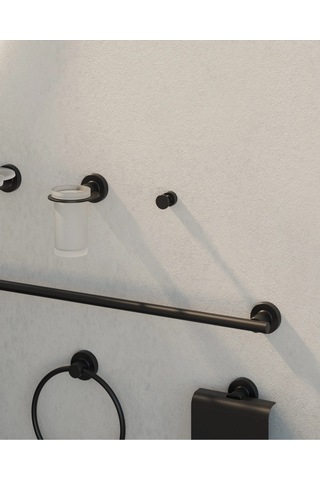 Tecno Black Askı, 2.5cm - Mat Siyah Mat Siyah