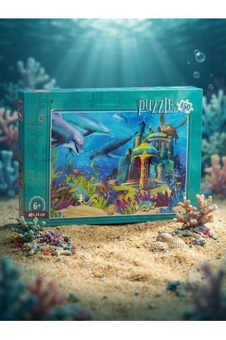 "kayıp Şehir" Puzzle 150 Parça Eğlenceli Su Altı Dünyası