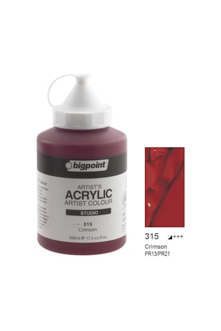 Bigpoint Akrilik Boya 500 ml Crimson 315
