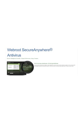 Webroot Secureanywhere Antivirüs Güvenlik Yazılımı