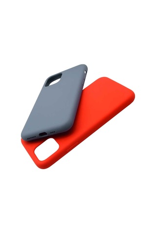 Apple Uyumlu iPhone 11 Kılıf Zore Silk Silikon-Siyah
