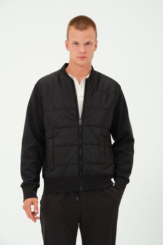 Rich Erkek Siyah Oversize Rüzgar Geçirmez Kışlık Şişme Mont Ceket Çok Renkli