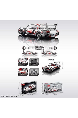 Speed Series - 1:18 Porsche 911 Rsr Yarış Arabası 540 Parça