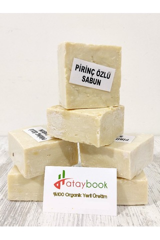 Pirinç Sabunu 6 Adet 1kg Cilt Beyazlatıcı Doğal