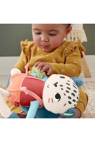 Eğlenceli Dostum Kar Leoparı Peluş Hkd64 Mavi