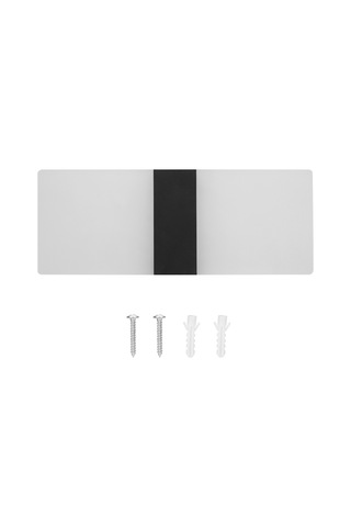 Yaozixa Siyah Led Duvar Lambası - Isınma Işığı, Döner Panel, Göz Koruyucu Mat Kasa, Yatak Odası/oturma Odası İçin Diğer