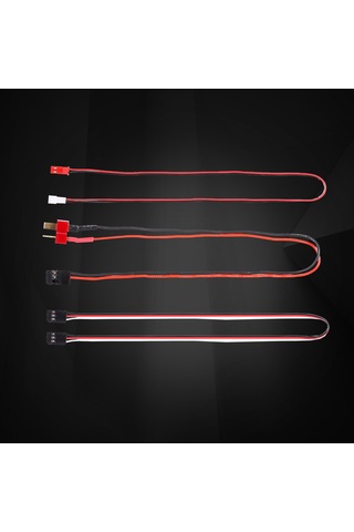 Dianziye Rc Tırmanma Araçları İçin 3'lü Bağlantı Kablosu Seti - Alıcı Uzantı, Jst Ph2.0mm 2p Ve T Tipi Adaptörler