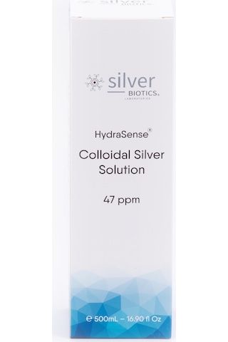 Silverbiotics Gümüş Suyu 47 Ppm HydraSense Kolloidal Cam Şişe 500 ML