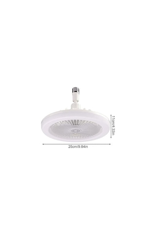Helios Hs-8005 40 W 3 Renk Ayarlı Led Avize Fan, Sessiz Motorlu Tavan Vantilatörü 1 Adet