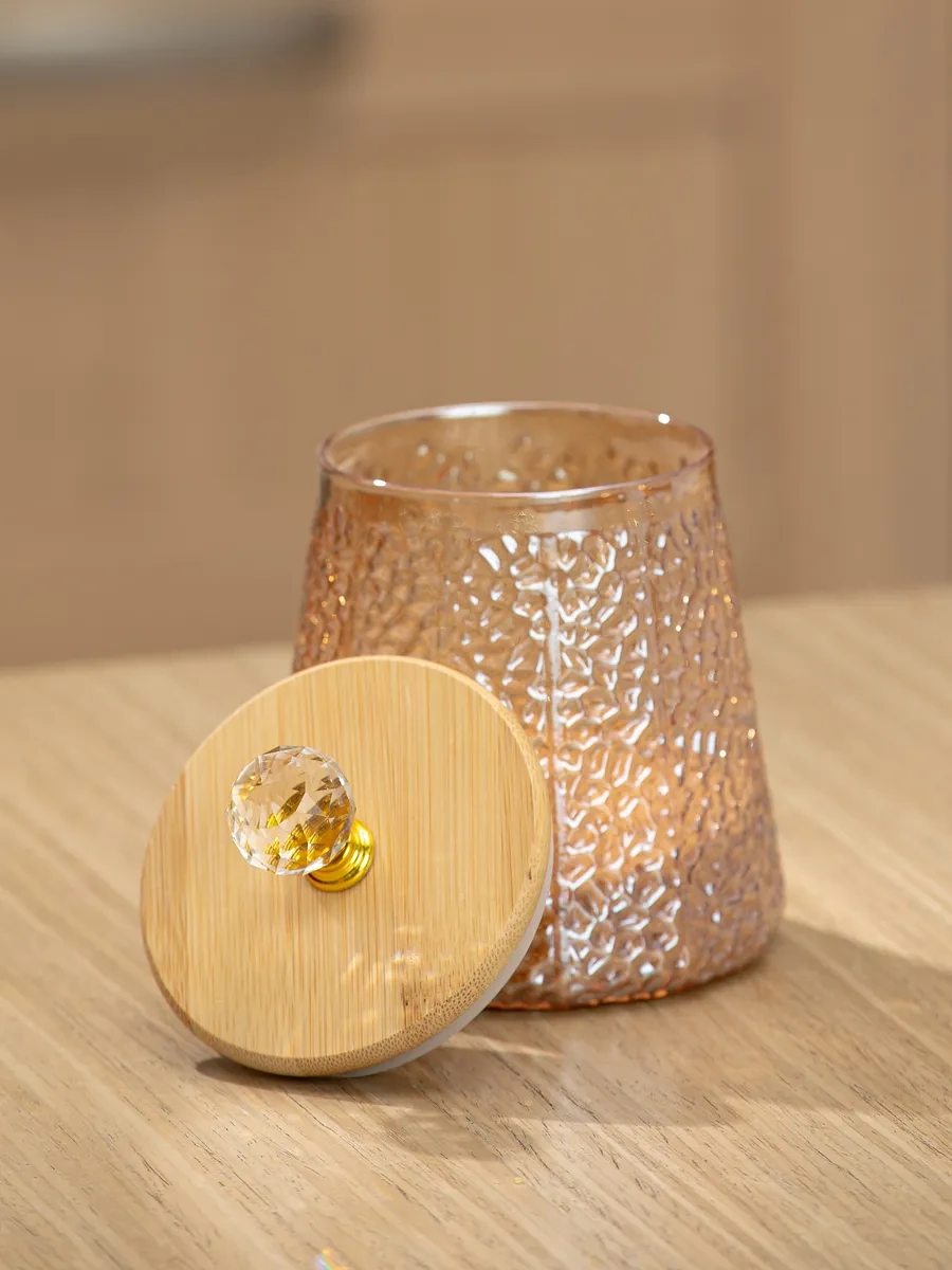 Will Max Mutfak İçin Sızdırmaz Kapaklı Cam Şekerlik 312696252 Kehribar