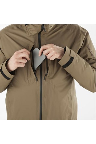 Salomon C23531 Patroller 3ın1 Down Jkt Erkek Outdoor Montu - Kahverengi Kahverengi