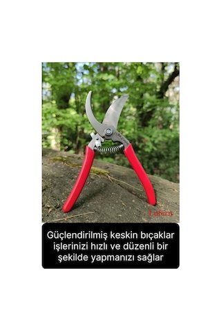 Özel Üretim Bağ Ağaç Budama Makası Üzüm Bahçe Çiçek Gül Bitki Narenciye Eğri Dal Kesme Aleti