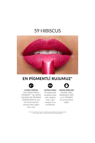 Avon Ultra Kremsi Ruj Hibiscus