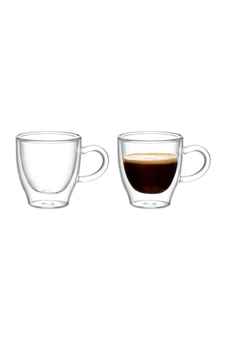 Madame Coco Lapelisse 2-li Çift Camlı Bardak - 70ml 1kbard058970ml-std