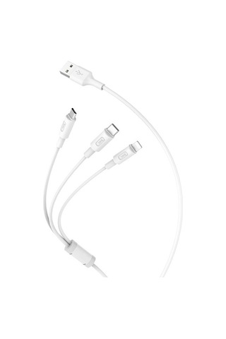 More TR Hoco X25 3in1 Usb Şarj ve Data Kablosu 1m