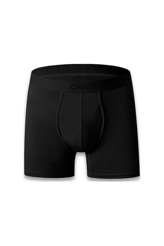 Cnt Erkek Boxer Ambalajlı Boxer Dikişleri Sağlam Rahat Katlanma Yapmaz Premium Boxer Siyah Siyah