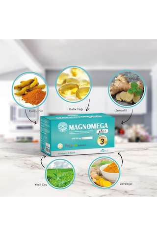 Negans Magnomega Omega 3 Balıkyağı Multivitamin 60 Kapsül