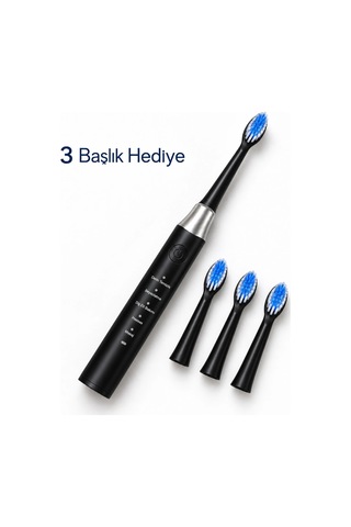 Şarjlı 5 Modlu Siyah Elektrikli Diş Fırçası İle Ağız Bakımı