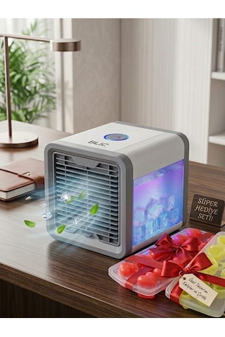 Su Ve Buz Soğutmalı Masa Üstü Serinletici Fan