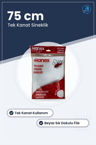 Tek Kanat Pencere Sinekliği 75 Cm X 150 Sinek Perdesi 4 M Bant Ba