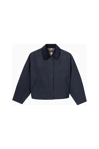 A.p.c Becca Jacket Su Itici Kısa Kesim Kadın Ceket Koyu Lacivert
