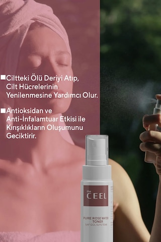 The Ceel Gözenek Sıkılaştırıcı  Saf Gül Suyu Tonik Arındırıcı Etkili 100 ML