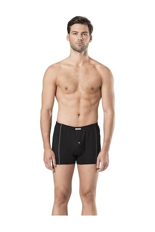 Pierre Cardin Erkek Penye Boxer 2'li L Siyah