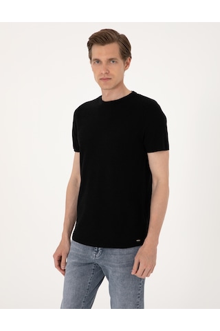 Pierre Cardin Erkek Siyah Kazak /triko 50305973-vr046 Siyah