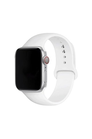 Ayrex Uyumlu 42mm Spor Görünümlü Krd-94 Silikon Kordon Beyaz