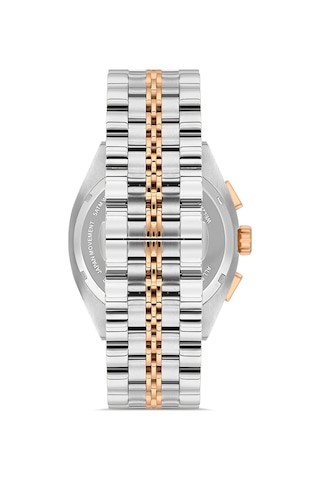 Wel2514m-7 Erkek Kol Saati Kronograf, Takvimli, Safir Cam, Rose & Gümüş, 5 Atm Su Geçirmez Rose Gold - Gümüş