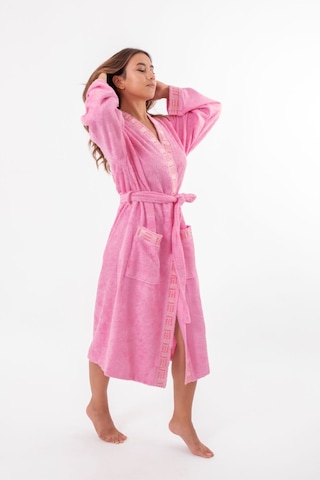 Bambu Kimono Kadın Bornoz Pembe