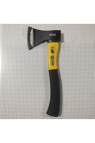 Fiber Saplı Balta Ultra Sağlam Ergonomik Tutuş Kamp Balta Ev Tipi Uzunluk : 34 Cm /500 Gr