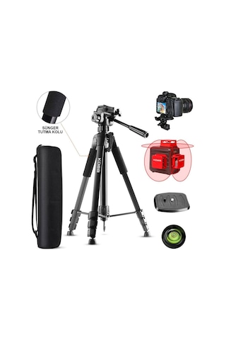 Kobb Kbl20t 160cm Su Terazili Profesyonel Alüminyum Lazer Tripod