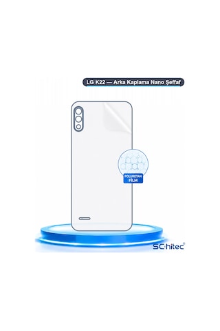 Schitec Lg K22 Uyumlu Arka Yüzey Hidrojel Koruyucu Film 46673274