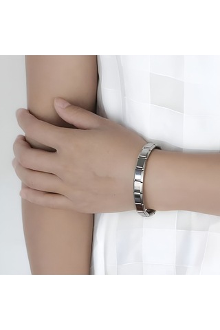 Çelik Kişiselleştirilebilir Italyan Charm Bileklik - Paslanmaz Çelik Silver
