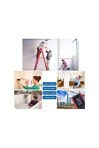 Pazly Portatif Lazerli Mesafe Ölçer - 70m Menzil, Alan Ve Hacim Hesaplama - Yüksek Hassasiyetli, Kullanıcı Dostu Tasarım