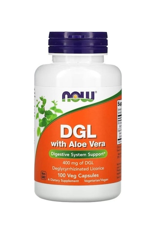 Dgl With Aloe Vera, 400 Mg, 100 Veg Capsules