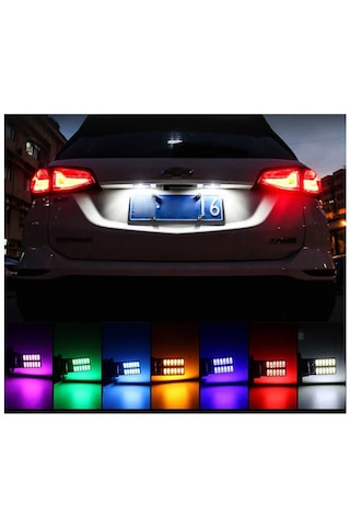 2 Adet T10 Led Park Plaka Tavan Ampulü 24 Ledli Turuncu Sadece 12 Volt Araçlar