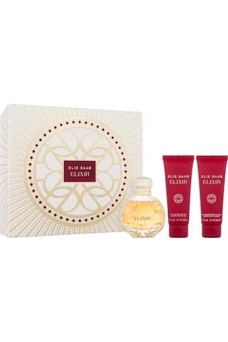 Elie Saab Elixir 75 Ml Duş Jeli+75 Ml Vücut Losyonu+edp 100 Ml Kadın Parfüm Seti Oryantal