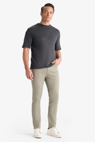 Defacto Slim Fit Dar Kesim Dar Paça Pantolon B2089ax25aukh465 Haki