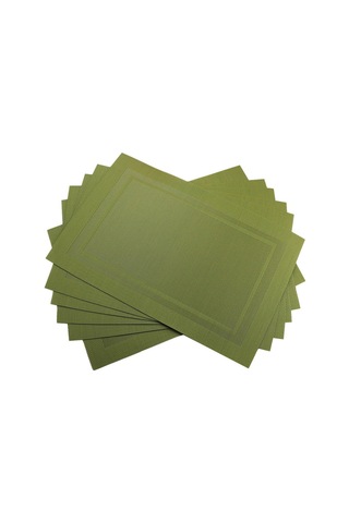 Mavi Tablemat 6 Adet Pvc Mutfak Yemek Placemats Masa Yemeği Mat Coaster Su Geçirmez Masa Pedi Bireysel Danteller Fincan Paspaslar Mavi