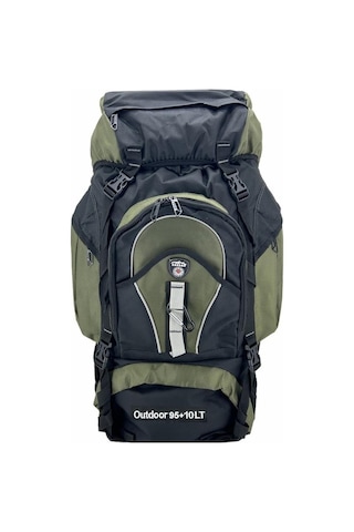 Cakard 65+10 Litre Dağcı Sırt Çantası Yeşil