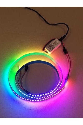 Ws2812B Tak çalıştır vaziyette Argb 144Lü Şerit Led 5V